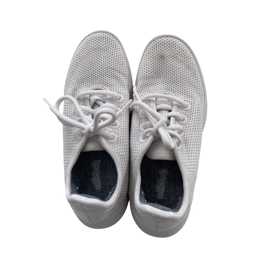 Allbirds Women Tree Runners White Eucalyptus Mesh Walking Sneakers TR1W8 Size 8